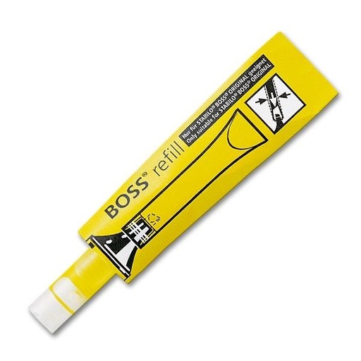 STABILO - BOSS RECARGA DE MARCADOR FLUORESCENTE AMARILLO -20U- (Ref.070/24)