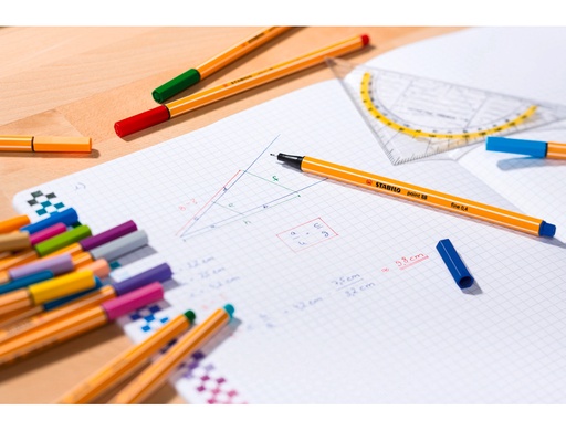 STABILO - POINT 88 ROTULADOR ESTUCHE 15 COLOLORES (5 NEON) (Ref.8815-1)
