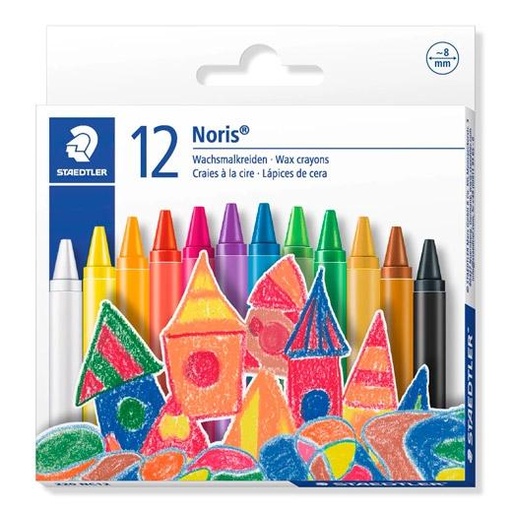 STAEDTLER - CERAS NORIS 220 COLORES BRILLANTES SURTIDOS -ESTUCHE 16U- (Ref.220 NC16)