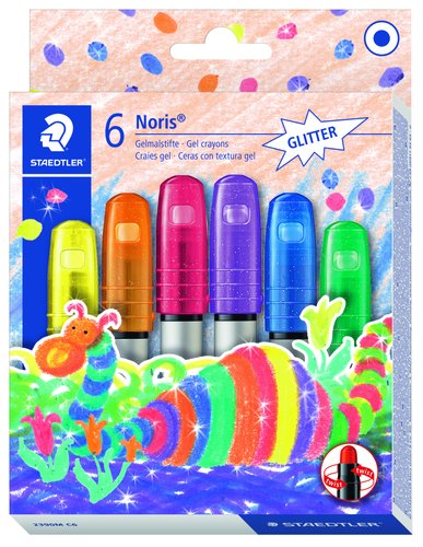 STAEDTLER - CERAS TEXTURA GEL COLORES BRILLANTES CAJA DE 6 (Ref.2390M C6)