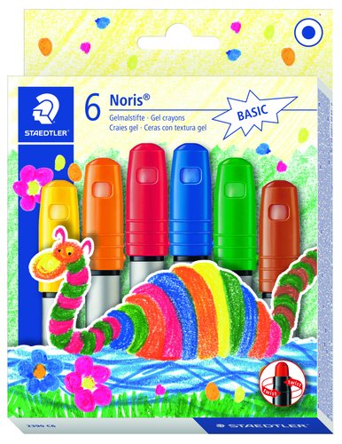 STAEDTLER - CERAS TEXTURA GEL COLORES OPACOS CAJA DE 6 (Ref.2390 C6)