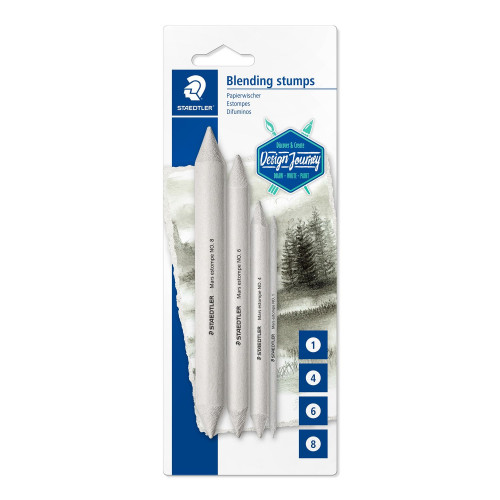 STAEDTLER - DIFUMINOS BLISTER 4 (1,4,6 Y 8) (Ref.5426-S BK4)