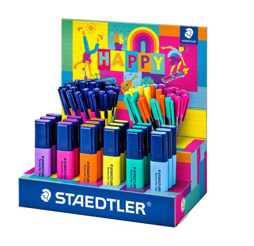 STAEDTLER - EXPOSITOR DE SOBREMESA ESCRITURA Y MARCACIÓN HAPPY LINE C/SURTIDOS (Ref.61 SCA1 HA)