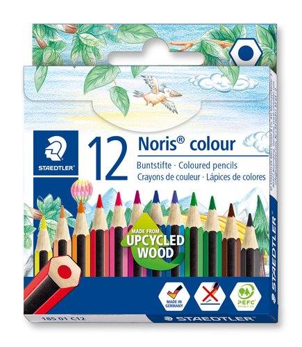 STAEDTLER - LAPICES COLOR STAEDT.185 CORTO est.12 (Ref.185 01 C12)