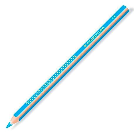 STAEDTLER - LÁPICES DE COLOR TRIANGULARES JUMBO NORIS CELESTE - CAJA DE 12 UD - (Ref.1284-30)
