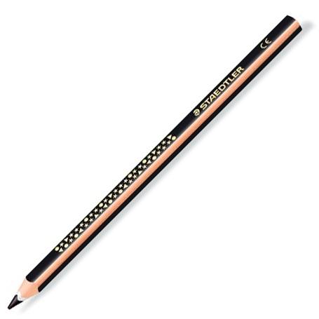 STAEDTLER - LÁPICES DE COLOR TRIANGULARES JUMBO NORIS NEGRO - CAJA DE 12 UD - (Ref.1284-9)