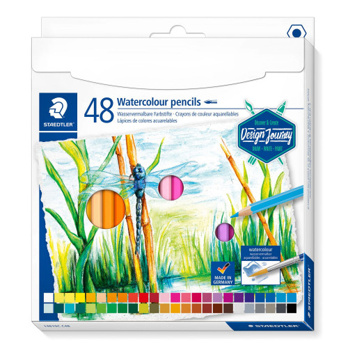 STAEDTLER - LÁPICES DE COLORES ACUARELABLES 146 10C, 48 PZAS (Ref.14610C C48)