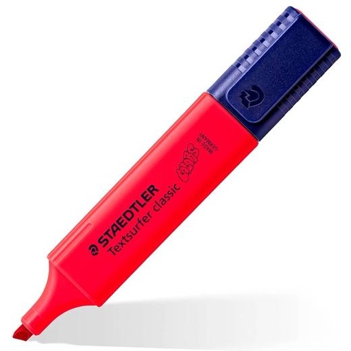 STAEDTLER - MARCADOR FLUOR 364 TEXTSURFER CLASSIC ROJO INTENSO (Ref.364 C-200)