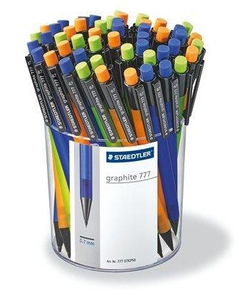 STAEDTLER - PORTAMINAS 777 GRAPHITE 0,7 mm EXPOSITOR de 50 (Ref.777 07KP50)