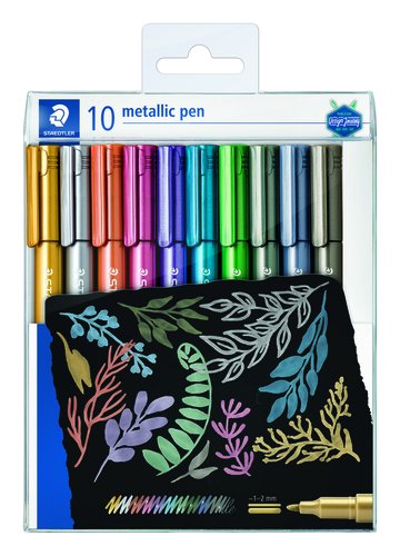 STAEDTLER - ROTUL.STAEDTL.8323 METALLIC MARKER B/10 (Ref.8323 TB10)