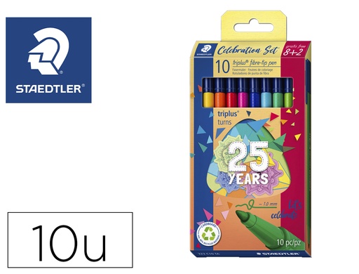 STAEDTLER - ROTUL.STAEDTL.TRIPLUS COLOR 323 Est.10 (Ref.323 C10 TA)