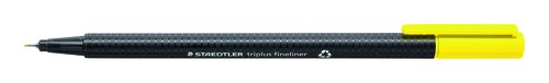 STAEDTLER - ROTULADOR FIBRA 334 TRIPLUS FINELINER AMARILLO (Ref.334-1)