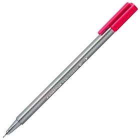 STAEDTLER - ROTULADOR FIBRA 334 TRIPLUS FINELINER ROJO BURDEOS (Ref.334-23)