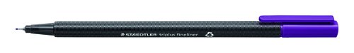 STAEDTLER - ROTULADOR FIBRA 334 TRIPLUS FINELINER VIOLETA (Ref.334-6)