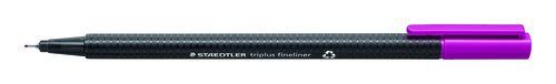 STAEDTLER - ROTULADOR FIBRA 334 TRIPLUS FINELINER VIOLETA OSCURO (Ref.334-61)