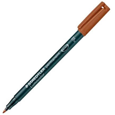 STAEDTLER - ROTULADOR PERMANENTE 318 LUMOCOLOR (F) MARRON (Ref.318-7)