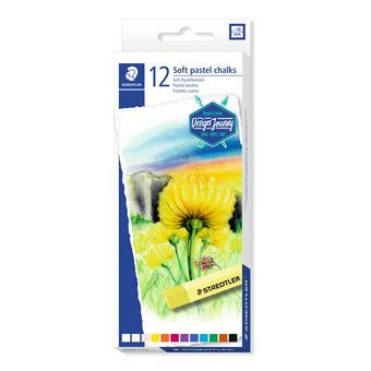 STAEDTLER - 2430 Pintura al pastel Suave Multicolor 12 pieza(s) (Ref.2430 C12)