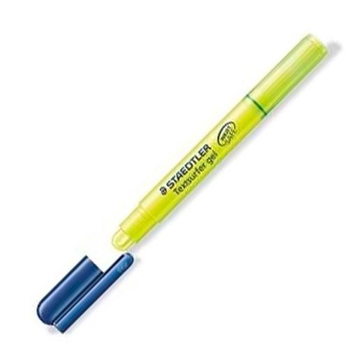 STAEDTLER - TEXTSURFER GEL 264 MARCADOR FLUORESCENTE EN SECO AMARILLO -10U- (Ref.264-1)