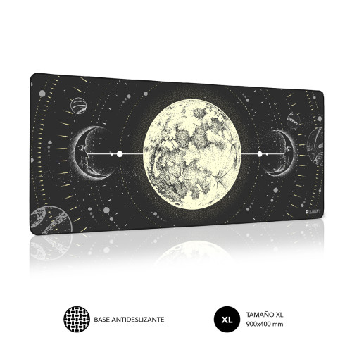 SUBBLIM - Alfombrilla Ratón Lunar XL Mouse Pad 900x400x3 (Ref.SUBMP-01PUW04)