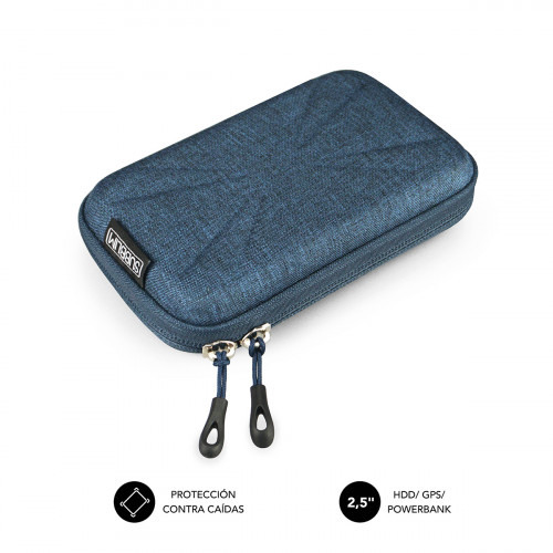 SUBBLIM - Funda Disco Duro HDD Business Case 2,5" Dark Blue (Ref.SUB-HDD-HBC003)