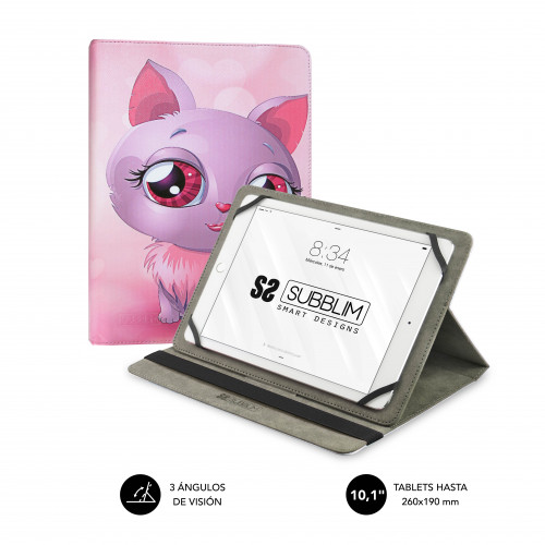 SUBBLIM - Funda Tablet Universal TRENDY CASE CAT 10.1" (Ref.SUB-CUT-4TC002)