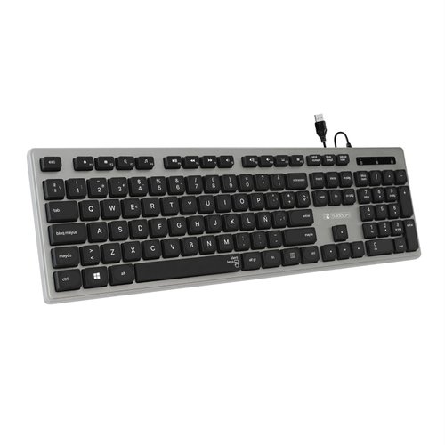 SUBBLIM - WIRED ERGO KEYS SILENT FLAT HQ GREY (Ref.SUBKBC-0EKE10)