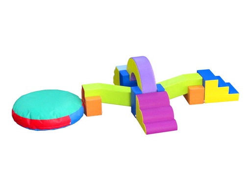 SUMO DIDACTIC - CONJUNTO PSICOMOTROCIDAD 109 MULTICOLOR 470X250X100 CM (Ref.316)