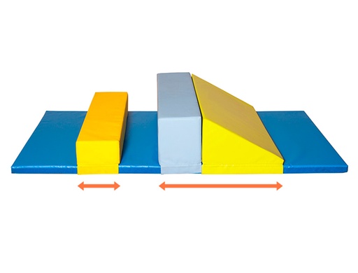 SUMO DIDACTIC - CONJUNTO PSICOMOTROCIDAD 81 MULTICOLOR 200X100X30 CM (Ref.435)