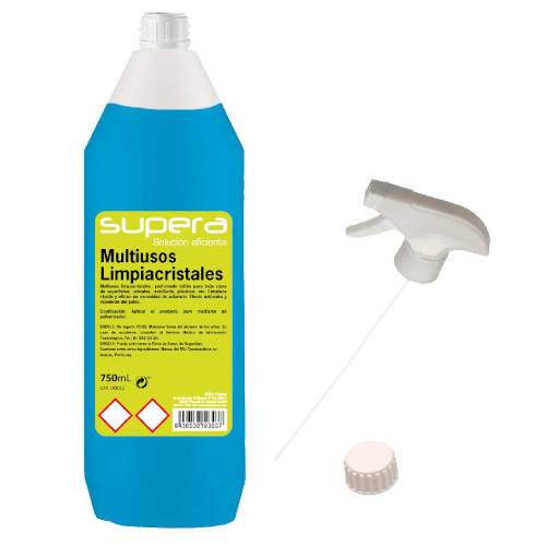 SUPERA - CAJA 20 MULTIUSOS LIMPIACRISTALES 750 ML (Ref.LI324)