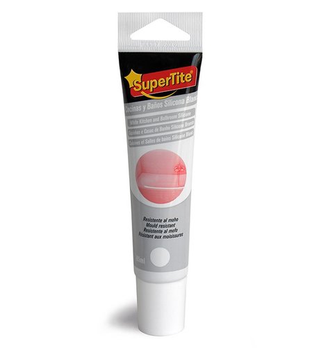 SUPERTITE - SILICONA COCINA/BAÑO BLANCA 85ml (Ref.2719)