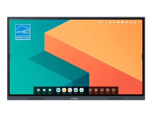 SYNETECH - PANTALLA INTERACTIVA EDUCATIVA CESY 65" CON ANDROID 11 FORMATO 16:9 CONTRASTE 4000:1 SIN OPS (Ref.CESY2265982)