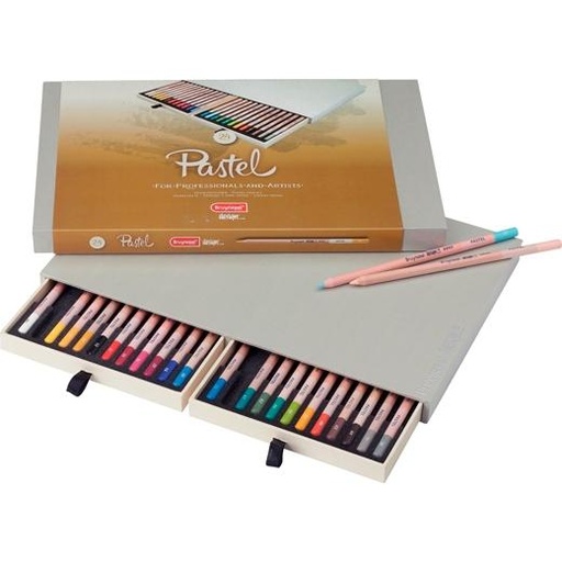 TALENS - BRUYNZEEL ESTUCHE DE LUJO 24 LÁPICES DE COLORES SURTIDOS PASTEL (Ref.8840H24)