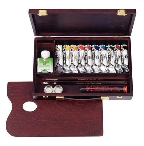 TALENS - REMBRANDT CAJA CON 10 TUBOS DE 40ML PINTURA ACRÍLICA COLORES SURTIDOS (Ref.18840004)