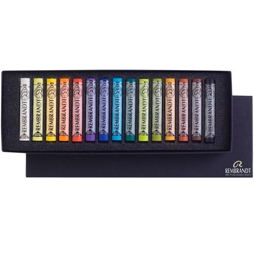 TALENS - REMBRANDT SET BÁSICO 30 TIZAS SELECCIÓN GENERAL 300C15 COLORES PASTELES SUAVES (Ref.31823017)