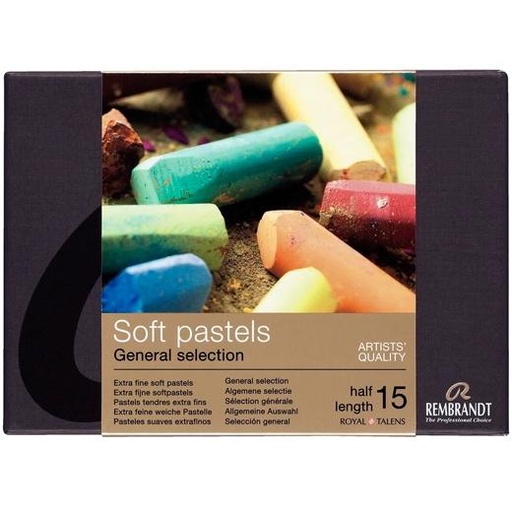 TALENS - REMBRANDT SET INICIACIÓN 15 TIZAS 300C15.5 COLORES PASTELES SUAVES (Ref.31823108)