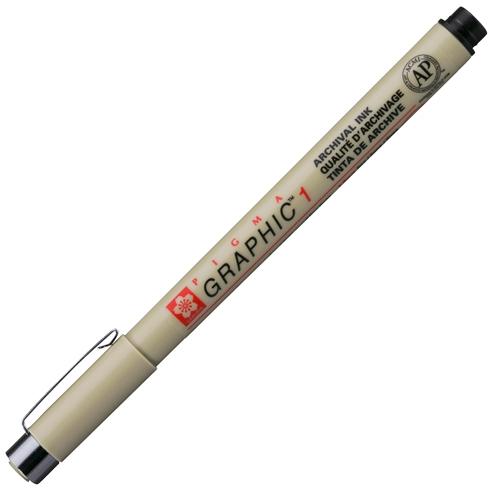 TALENS - SAKURA ROTULADOR PIGMA GRAPHIC 1 1.0MM NEGRO (Ref.XSDK149)