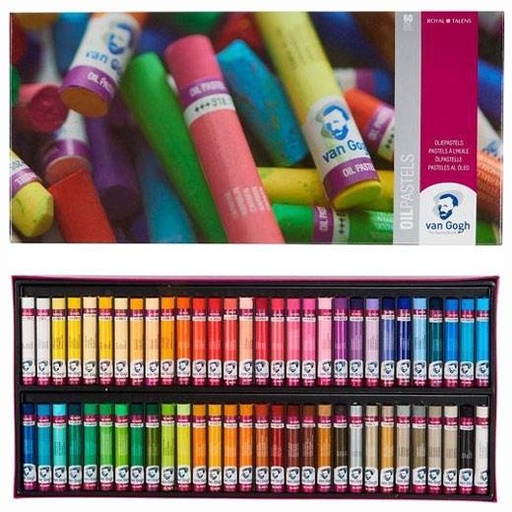 TALENS - VAN GOGH SET COMPLETO COLECCIÓN DE PINTURAS AL ÓLEO PASTELES 60 COLORES SURTIDOS (Ref.95860061)