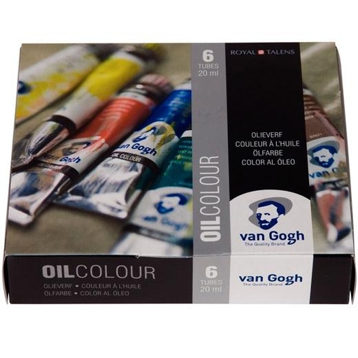 TALENS - VAN GOGH SET DE INICIACIÓN PINTURA AL ÓLEO DE 6 TUBOS DE 20ML COLORES SURTIDOS (Ref.2821406)