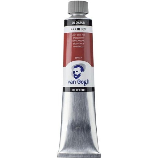 TALENS - VAN GOGH TUBO 200ML PINTURA AL ÓLEO 339 ROJO INGLÉS (Ref.2083393)