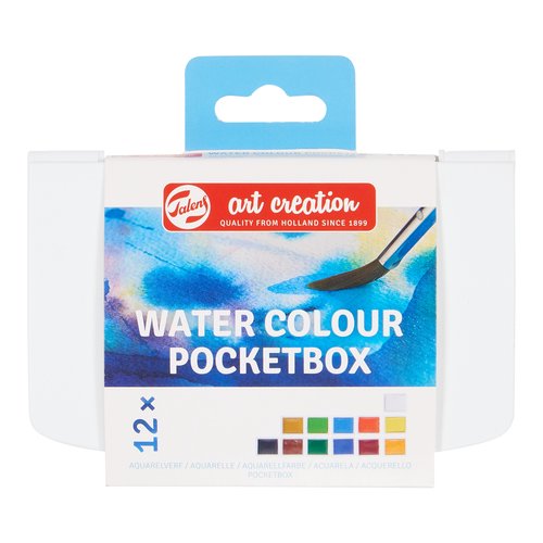 TALENS ART CREATION - ACUARELAS POCKET ESTUCHE de 12 (Ref.9022112M)