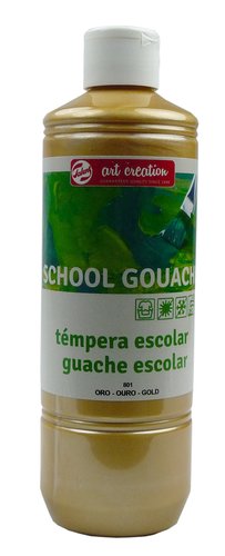 TALENS ART CREATION - TEMPERA GOUACHE 500 ml (bote) ORO (Ref.4772801M)