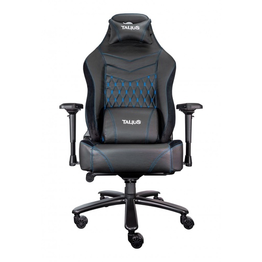 TALIUS - silla Mamut gaming negra/azul 4D, Frog, base metal, ruedas nylon, hasta 170kg (Ref.TAL-MAMUT-BLU)