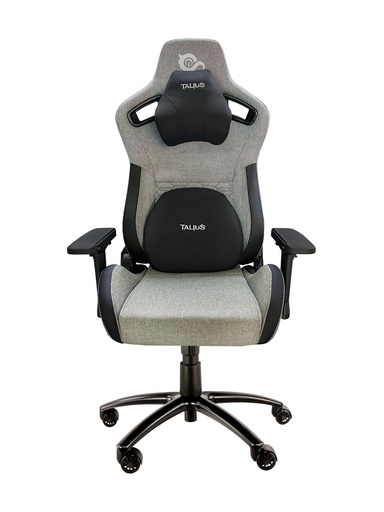 TALIUS - silla Raptor gaming negra/gris tela transpirable, 4D, Frog, base metal, ruedas nylon (Ref.48322)