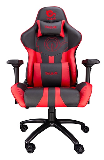 TALIUS - Silla Viper gaming negra/roja, 4D, butterfly, base metal, ruedas 60mm nylon, gas clase 4, (Ref.TAL-VIPER)