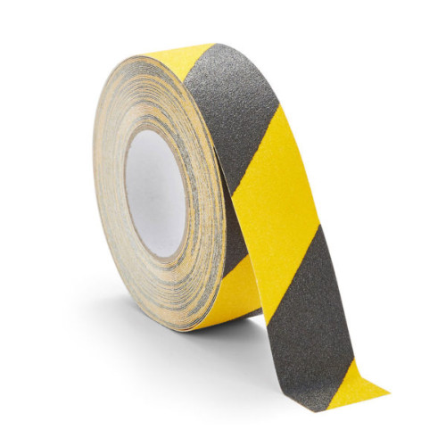 TARIFOLD - ROLLO CINTA DE SEGURIDAD ADHESIVA ANTIDESLIZANTE 50MMX18,3METROS NEGRO/AMARILLO (Ref.197604)