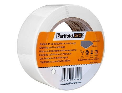 TARIFOLD - cinta de señalización para fiesta Blanco (Ref.197702)