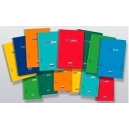 TAURO - BLOCK ZORR. PLASTIC tapa PP Fº 80h LISO 90g COL.SURTIDOS (Ref.6285-L-90)