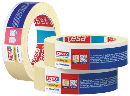 TESA - CINTA de PINTOR KREPP 60ºC rollo 50x30 (Ref.04323-00009-00)