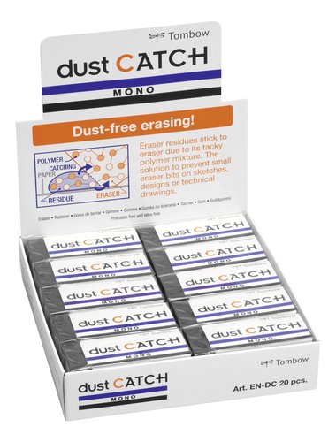 TOMBOW - GOMA MONO DUST CATCH CAJA DE 20 (Ref.EN-DC)