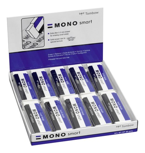 TOMBOW - GOMA MONO SMART CAJA DE 20 (Ref.ET-ST)